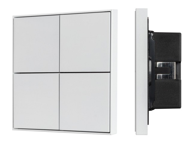 INTELLIGENT ARLIGHT Кнопочная панель KNX-304-23-IN White (BUS, Frame) (IARL, IP20 Металл, 2 года) фото:4