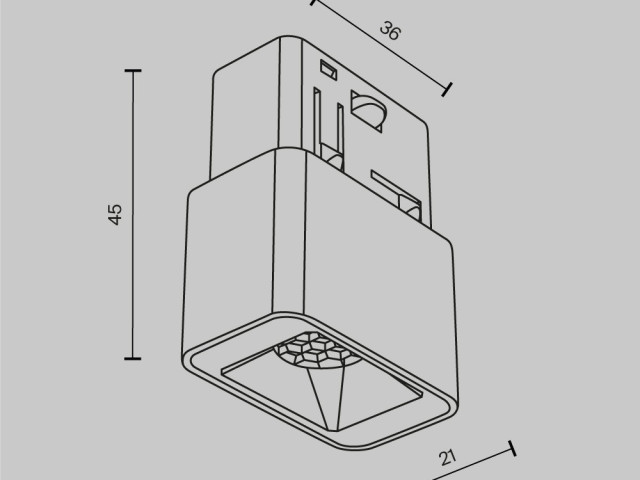 Трековый светильник Technical TR100-2-2W3K-S-W фото:5