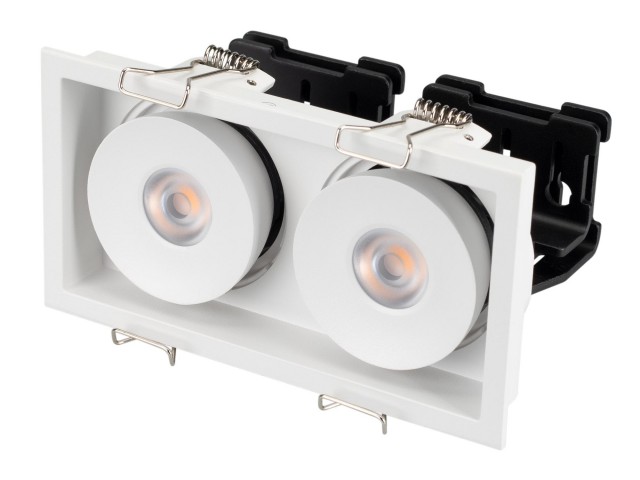 Светильник CL-SIMPLE-S148x80-2x9W Warm3000 (WH, 45 deg) (Arlight, IP20 Металл, 3 года) фото:3