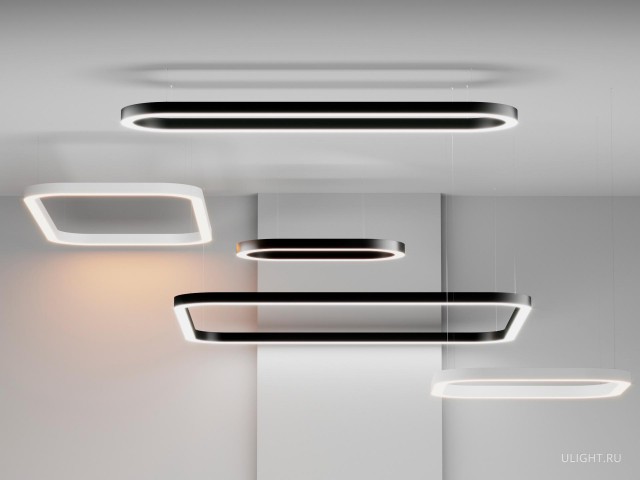 Модульный светильник HOKASU Frame-R (RAL9005/1250*2500mm/LT70 — 3K/180W/120deg) фото:7