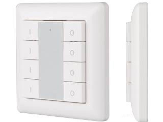 Панель Knob SR-KN9550K8-UP White (KNX, DIM) (Arlight, IP20 Пластик, 3 года) фото:1