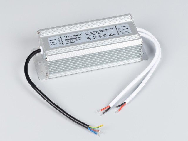Блок питания ARPV-12100-D (12V, 8.3A, 100W) (Arlight, IP67 Металл, 3 года) фото:1