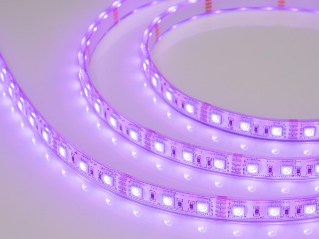 Лента герметичная RTW-PU-B60-12.5mm 12V RGB (14.4 W/m, IP68, 5060, 5m) (Arlight, -) фото:18