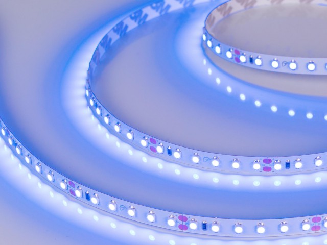 Лента RT 2-5000 24V Blue 2x (3528, 600 LED, LUX) (Arlight, 9.6 Вт/м, IP20) фото:13