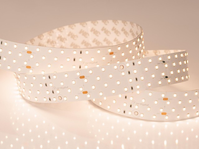 Лента RT 2-2500 24V Warm2700 4x2 (2835, 700 LED, CRI98) (Arlight, 30 Вт/м, IP20) фото:1