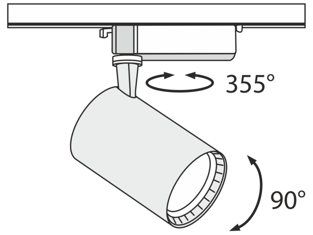 Трековый светильник Technical TR003-1-17W3K-W фото:2