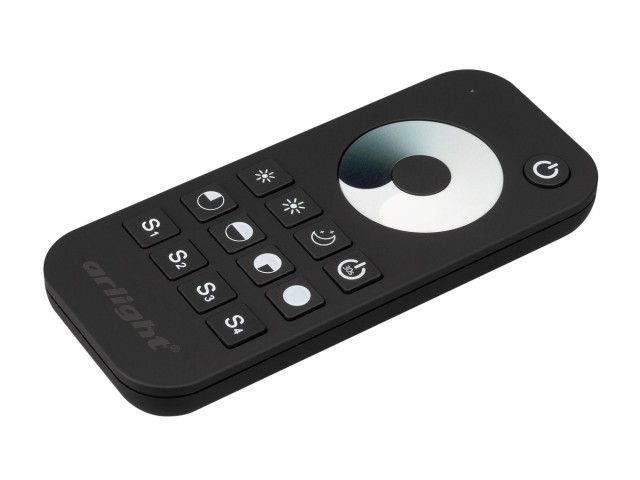 Пульт SMART-R24-DIM Black (1 зона, 2.4G) (Arlight, IP20 Пластик, 5 лет) фото:3