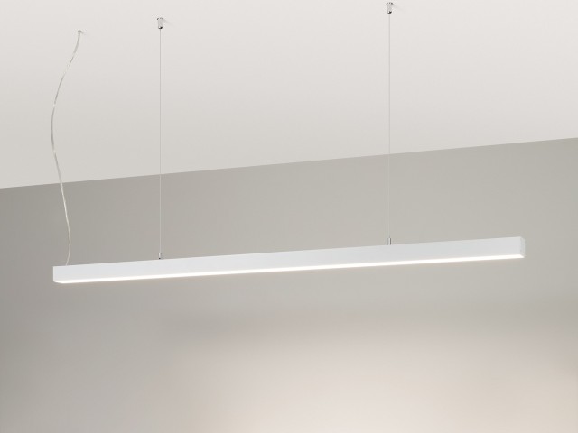 Светильник SP-LINE-HANG-5050-L1460-46W Day4000 (WH, 120 deg, 230V) IP33 (Arlight, Металл) фото:1