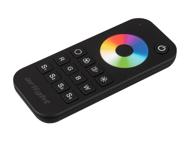 Пульт SMART-R28-RGBW Black (1 зона, 2.4G) (Arlight, IP20 Пластик, 5 лет) фото:6