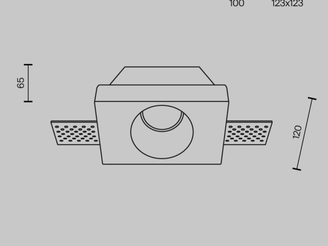 Встраиваемый светильник Technical DL001-WW-01-W фото:1