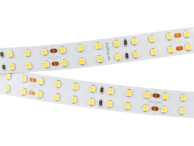 Лента RT 2-5000 24V Warm2700 2x2 (2835, 980 LED, LUX) (Arlight, 20 Вт/м, IP20) фото:14
