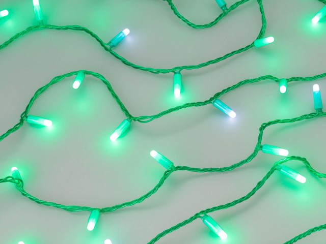 Светодиодная гирлянда ARD-STRING-CLASSIC-10000-GREEN-100LED-MILK-FLASH Green (230V, 7W) (Ardecoled, IP65) фото:3