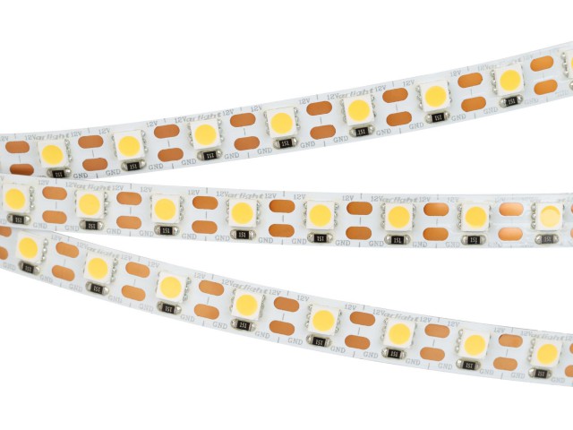 Лента RT 2-5000 12V Cx1 Cool 8K 2x (5060, 360 LED, LUX) (Arlight, 15.6 Вт/м, IP20) фото:2