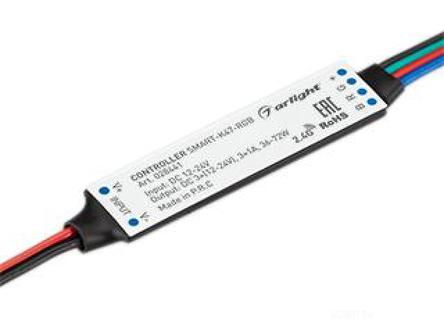 Контроллер SMART-K47-RGB (12-24V, 3x1A, 2.4G) (Arlight, IP20 Пластик, 5 лет) фото:3