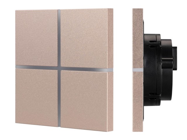 INTELLIGENT ARLIGHT Сенсорная панель KNX-304-13-IN Champagne (BUS, Frameless) (IARL, IP20 Металл, 2 года) фото:2