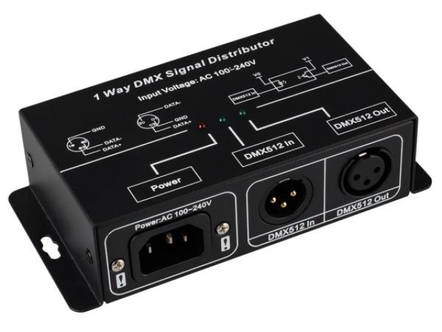 Усилитель DMX-сигнала LN-DMX-1CH (220V) (Arlight, IP20 Металл, 1 год) фото:3