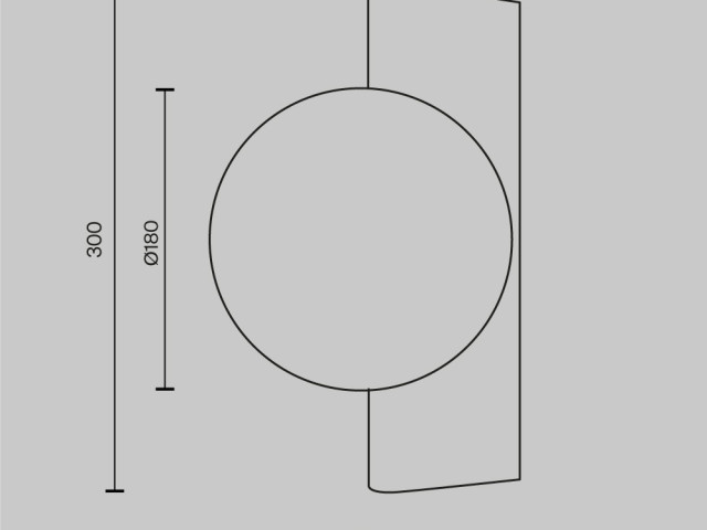 Настенный светильник (бра) Maytoni MOD324WL-01CH фото:2