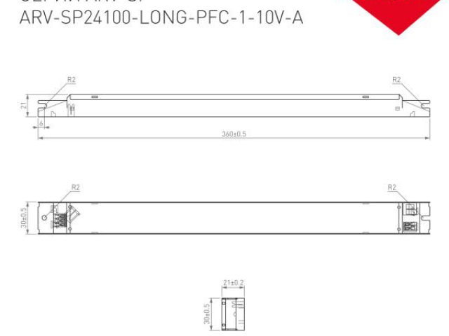 Блок питания ARV-SP24100-LONG-PFC-1-10V-A (24V, 4.2A, 100W) (Arlight, IP20 Металл, 5 лет) фото:5