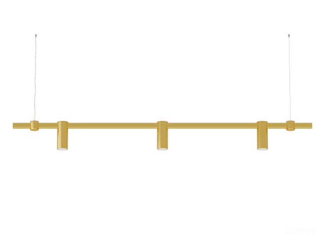 Подвесной светильник HOKASU PL9 (GOLD/1500mm – D55/140mm/3K/30W/38deg) фото:1