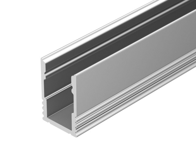 Профиль с экраном SL-MINI-8-H12-2000 ANOD+OPAL (Arlight, Алюминий) фото:1