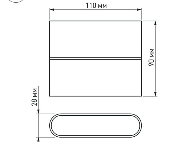 Светильник SP-WALL-FLAT-S110x90-2x3W Day4000 (GR, 120 deg, 230V) (Arlight, IP54 Металл, 3 года) фото:8