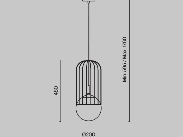 Подвесной светильник Maytoni P363PL-01G фото:25