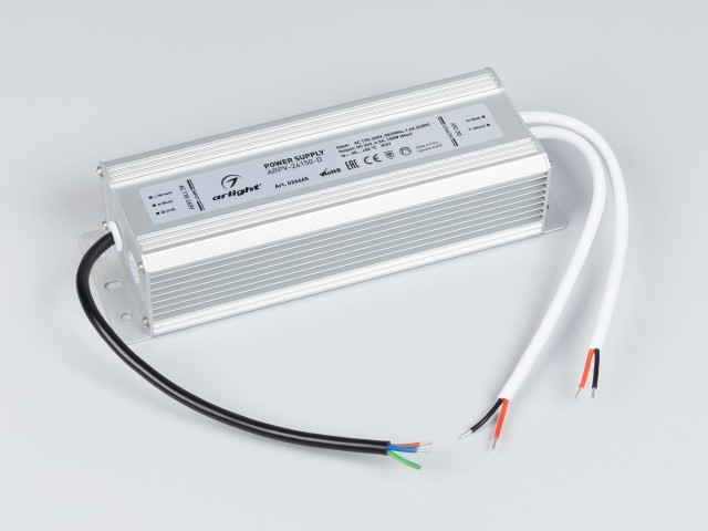Блок питания ARPV-24150-D (24V, 6.3A, 150W) (Arlight, IP67 Металл, 3 года) фото:1