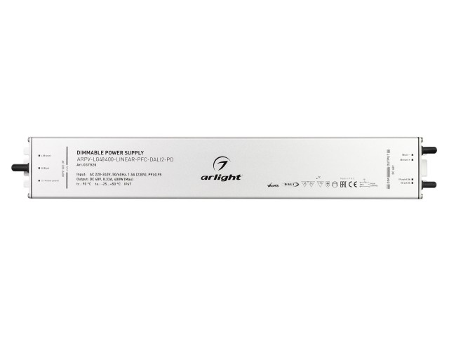 Блок питания ARPV-LG48400-LINEAR-PFC-DALI2-PD (48V, 8.3A, 400W) (Arlight, IP67 Металл, 5 лет) фото:5