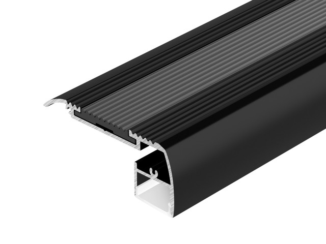 Профиль STAIR-W65-2000 ANOD BLACK (Arlight, Алюминий) фото:1