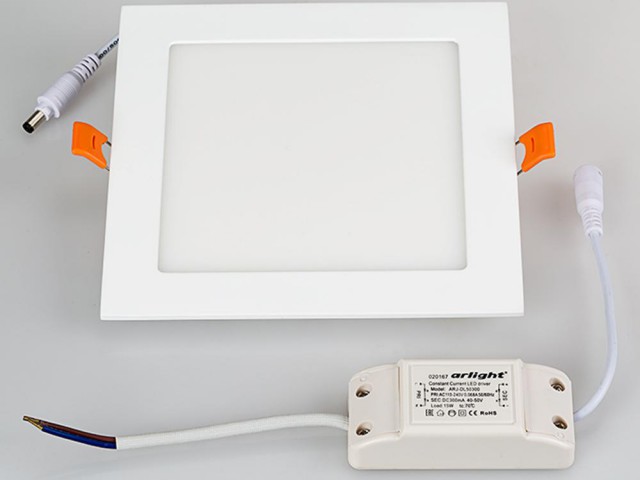 Светильник DL-172x172M-15W Day White (Arlight, IP40 Металл, 3 года) фото:2