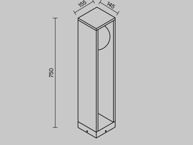 Ландшафтный светильник Outdoor O483FL-L10GF3K фото:1