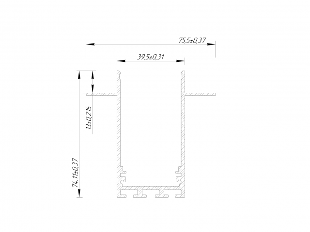 Встраиваемый магнитный трек HOKASU OneLine+ IN (архив) Фото:1