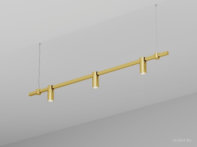 Подвесной светильник HOKASU PL9 (GOLD/1500mm – D55/140mm/3K/30W/38deg) фото:2