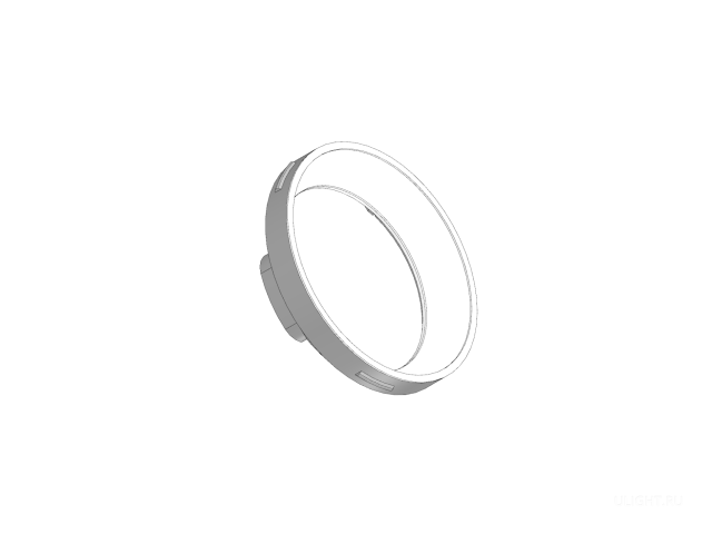 TUBE D85-HS-130 Кольцо Plastic (3D Print) Белый фото:1
