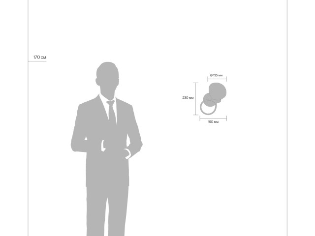 Настенный светильник (бра) Freya FR8017WL-01MG фото:5