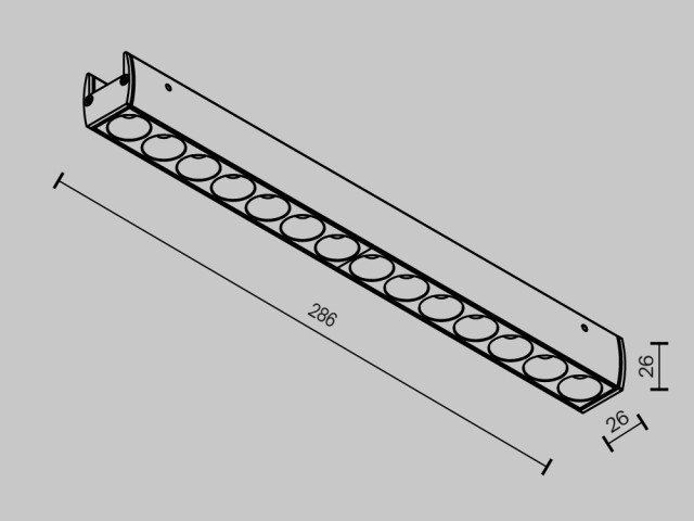 Трековый светильник Technical TR162-1-12W3K-M-B фото:1