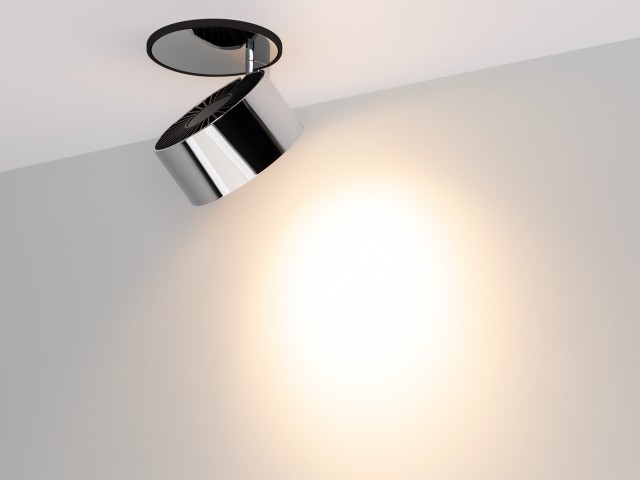 Светильник SP-PLURIO-BUILT-R77-9W Warm3000 (BK-CHR, 36 deg, 230V) (Arlight, IP20 Металл, 3 года) фото:4