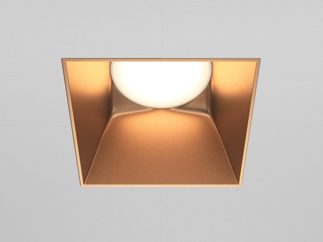Встраиваемый светильник Technical DL051-01-GU10-SQ-WMG фото:6