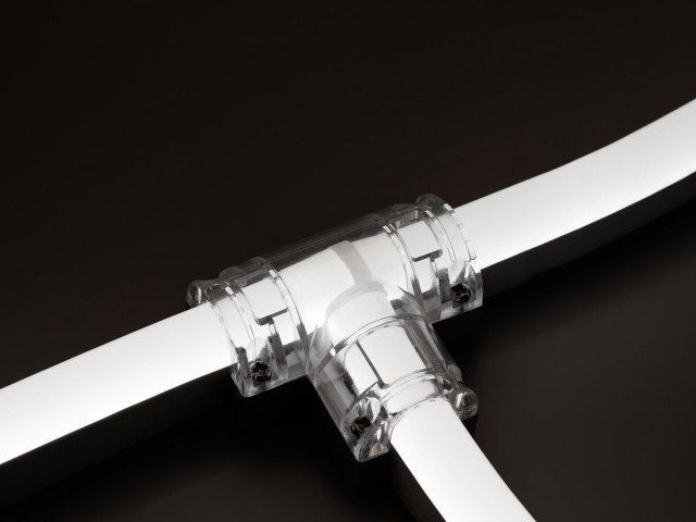 Соединитель тройной ARL-CLEAR-U15-2x90 (26x15mm) (Arlight, Металл) фото:2
