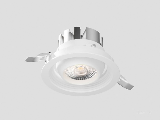 Cветильник HOKASU DOT HS80 IN Spin Prom (RAL9003/60deg — 5K/10-30W/CRI90) фото:2