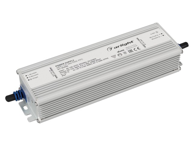 Блок питания ARPJ-LG-2861050-PFC (200W, 143-286V, 0.5-1.05A) (Arlight, IP67 Металл, 5 лет) фото:2