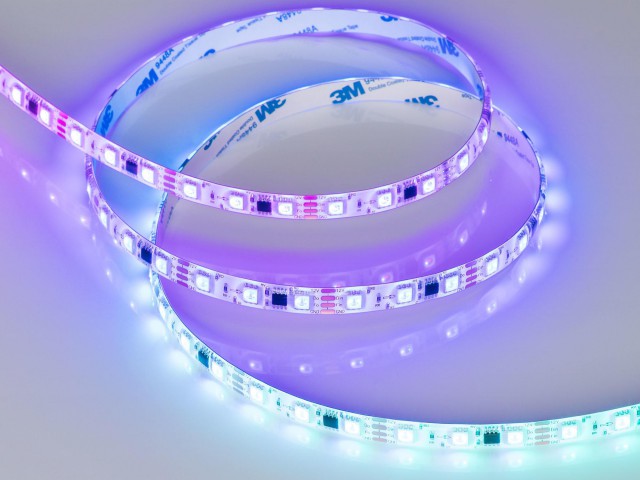 Лента герметичная SPI-SE-B60-10mm 12V RGB-PX3-BPT (12 W/m, IP65, 5060, 5m) (Arlight, бегущий огонь) фото:3