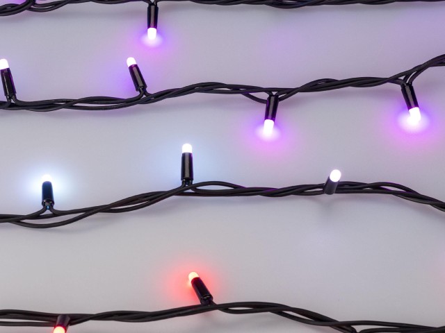 Светодиодная гирлянда ARD-STRING-PRO-10000-BLACK-100LED-MILK-LIVE RGB-DMX (24V, 10W) (Ardecoled, IP65) фото:13