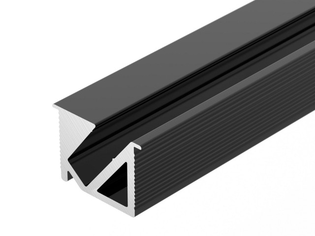 Профиль SL-BEVEL-H10-F14-2000 ANOD BLACK (Arlight, Алюминий) фото:2