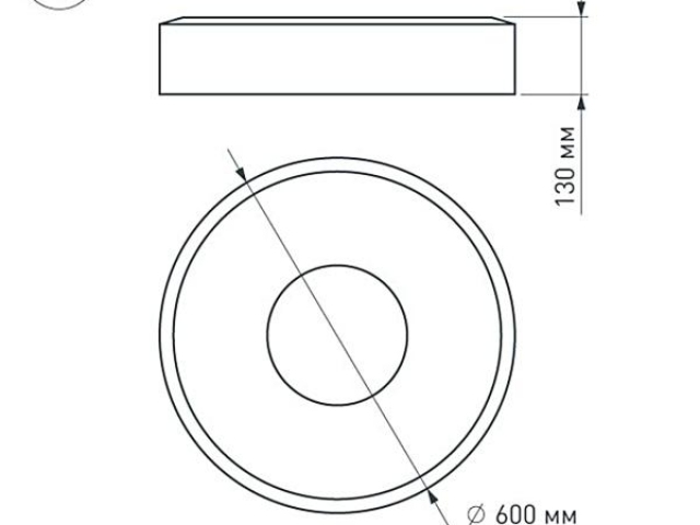 Светильник SP-TOR-RING-SURFACE-R600-42W Warm3000 (WH, 120 deg) (Arlight, IP20 Металл, 3 года) фото:12