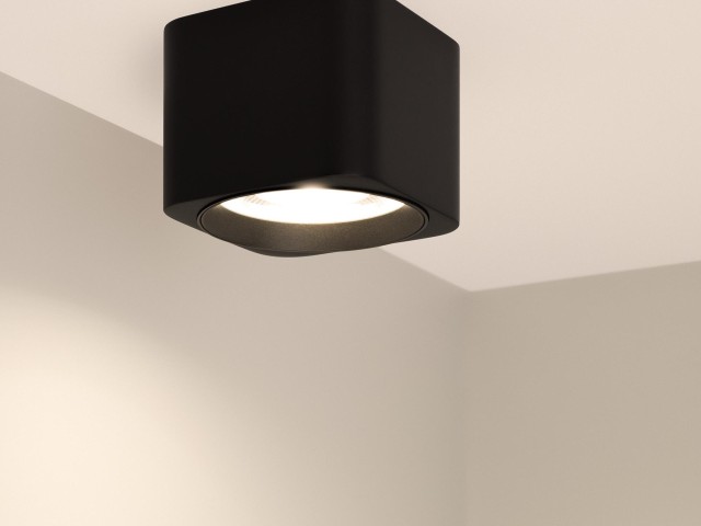 Светильник SP-DICE-S78x78-10W Warm3000 (BK, 24 deg, 230V) (Arlight, IP54 Металл, 5 лет) фото:3