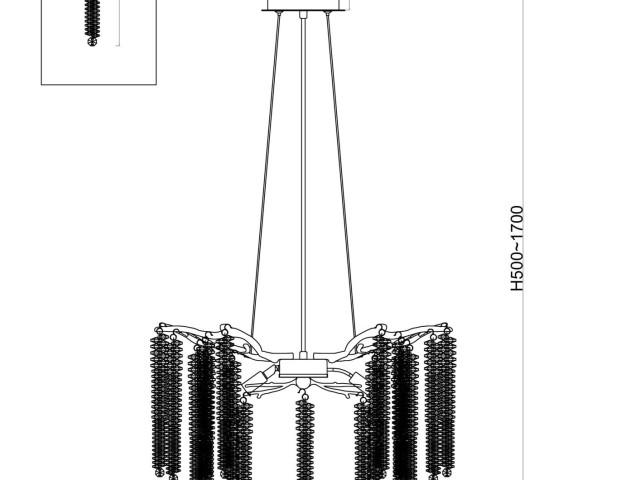 Подвесной светильник Freya FR1010PL-06G фото:2