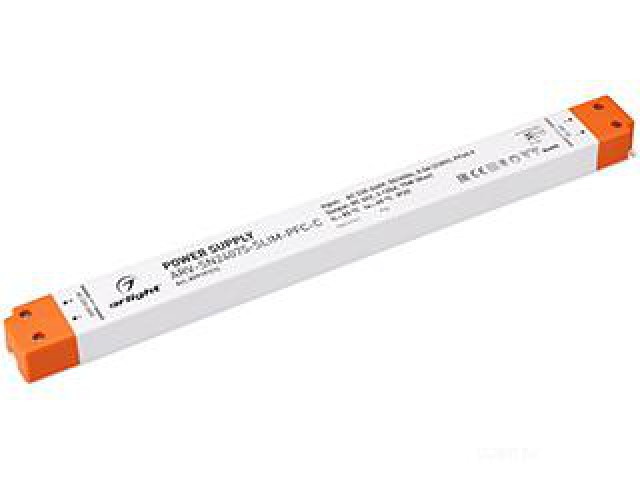Блок питания ARV-SN24075-SLIM-PFC-C (24V, 3.12A, 75W) (Arlight, IP20 Пластик, 3 года) фото:1