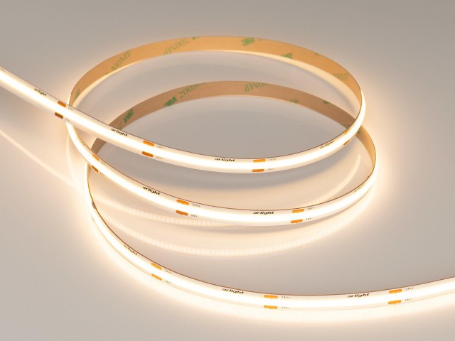 Лента COB-X480-8mm 24V Warm2700 (8 W/m, IP20, CSP, 5m) (Arlight, -) фото:10