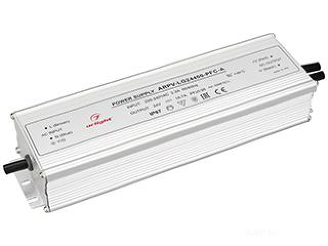 Блок питания ARPV-LG24400-PFC-A (24V, 16.7A, 400W) (Arlight, IP67 Металл, 5 лет) фото:2